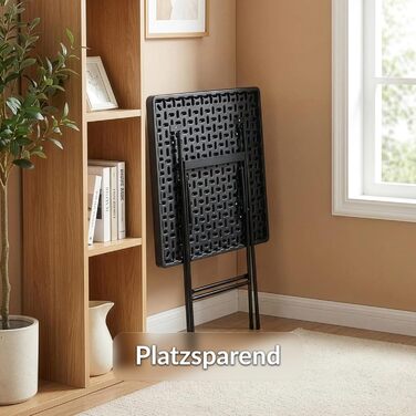 Складаний стіл Floordirekt Kobe для буфета, саду, тераси, балкона та кемпінгу - 183x76 см