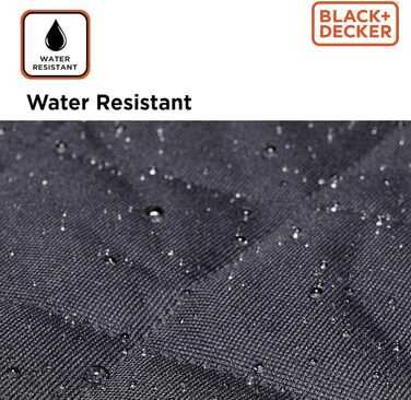 Захисний чохол для багажника BLACK+DECKER для собак - універсальний, неслизький, водовідштовхуючий, 178 x 129 см, чорний