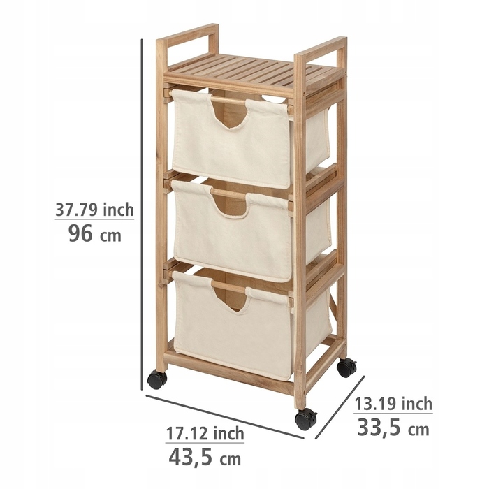 Кошик для білизни Wenko WK50744100, 78 л