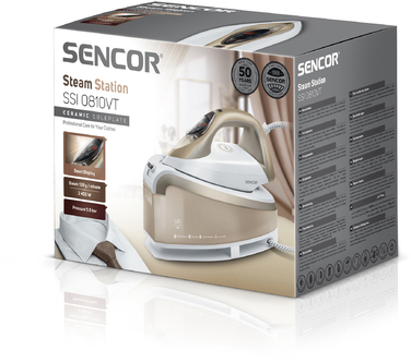 Парогенератор Sencor 2400 Вт, 5,5 бар, з функцією автоматичного вимкнення