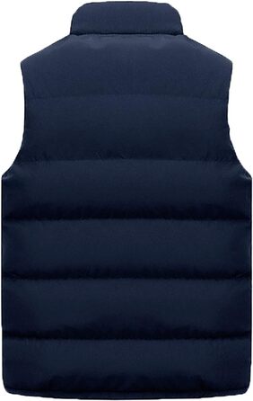 Степова жилетка для чоловіків: легка, тепла, без рукавів. Ідеальна для занять спортом, активного відпочинку, гольфу, їзди на коні. Розмір 3XL, колір: морський.