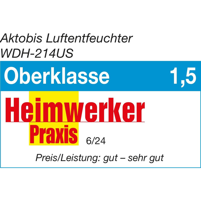 Зволожувач повітря Aktobis WDH-106LE - тихий, потужний (16 л/добу)
