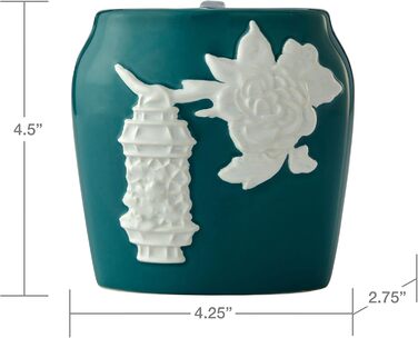 Vern Yip toothbrush holder, flower lanterns, Aqua