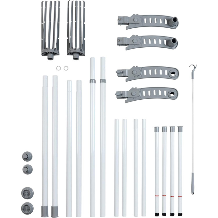 WENKO Telescopic System Hercules Flex, adjustable organization system, wardrobe system