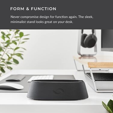HumanCentric Adjustable Laptop Stand & Dock - Leather - for MacBook Pro & Laptops (0.5-1.5