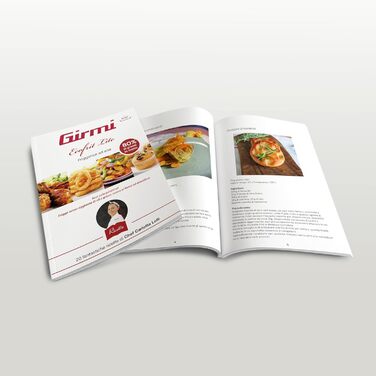 Фритюрниця електрична Girmi Ecofrit Lite 4.2л, 1400 Вт, цифрова панель, 8 програм, сіра