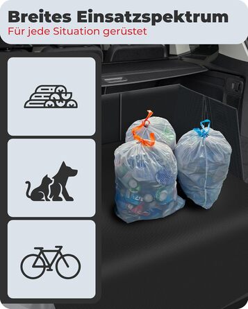 Захист для багажника автомобіля Achilles з боковинами та захистом краю, килимок у багажник, захист для собак, універсальний