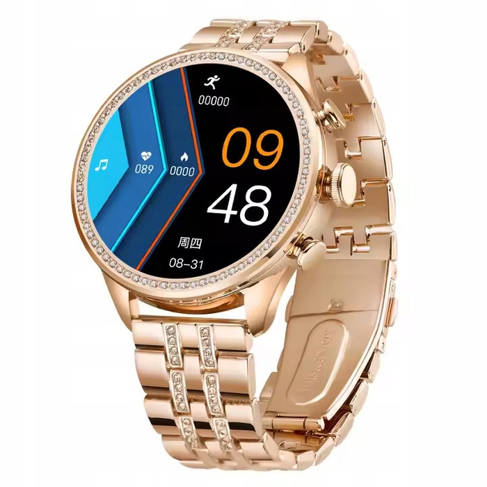 Смарт-годинник Smart-Trend з цирконіями, рожевий