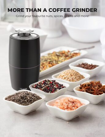 Електрична кавомолка KYG 300W з нержавіючої сталі, 70г, тиха (45dB) для кави, горіхів, спецій