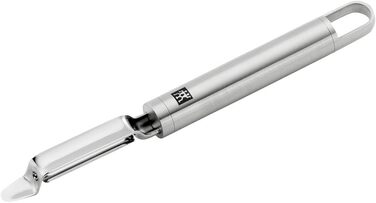 Овочечистка ZWILLING Pro вертикальна, 21 см, нержавіюча сталь, ергономічна ручка, срібляста