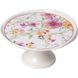 Тарілка для печива Villeroy & Boch Mariefleur, 22,5x22,5x11,5 см, преміум порцеляна, біла/кольорова, для чаювання