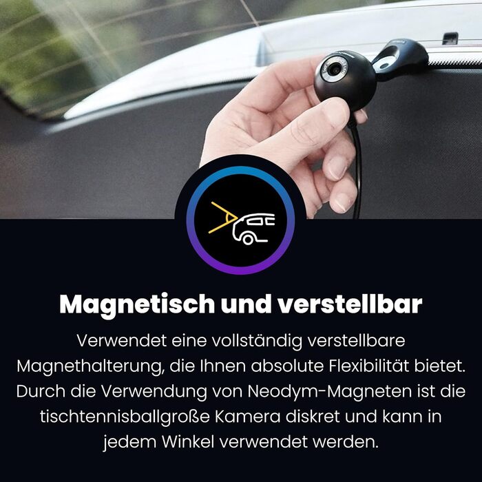 Nextbase 245609 Задня камера відеореєстратора для 322GW, 422GW, 522GW, 622GW, HD, об'єктив 30° Tele, до 1080p 30 FPS, проста установка, під'єднання одним кліком, кабельне під'єднання