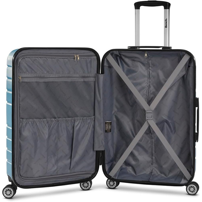 Набір валіз Bench Hartgepäck Seattle 3-тіл. | ABS, TSA-замок, 4 колеса | Чоловічий/Жіночий | Колір: Nordic-blue