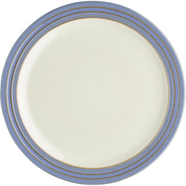 Denby FNT-003 Heritage Fountain Dinner Plate, Stoneware, Salad Plate