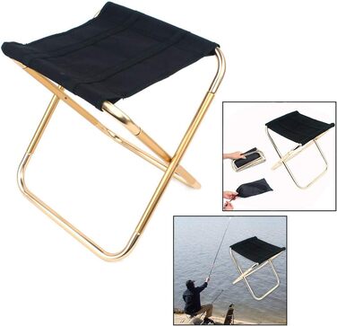 Легкий складаний стілець з алюмінію: портативний, для кемпінгу, риболовлі та подорожей