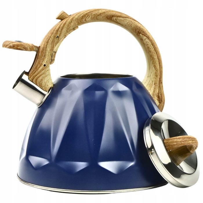 Класичний сталевий чайник Karl Hausmann 3 л (бежевий, синій, сірий)