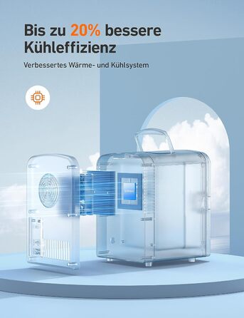 Міні-холодильник AstroAI, 4 літри, 6 банок, для авто, офісу, кімнати, косметики, 220V/12V, чорний