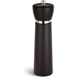 Набір з двох дерев'яних мельниць для солі та перцю з регульованою керамічною жорновою системою – з акціїї, висота 21 см