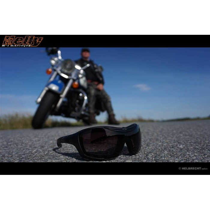 Мотоокуляри HELLY No.1 Bikereyes Bandit 2 – багатофункціональні, протитуманні, вітрозахисні, змінні лінзи HLT безпечне скло
