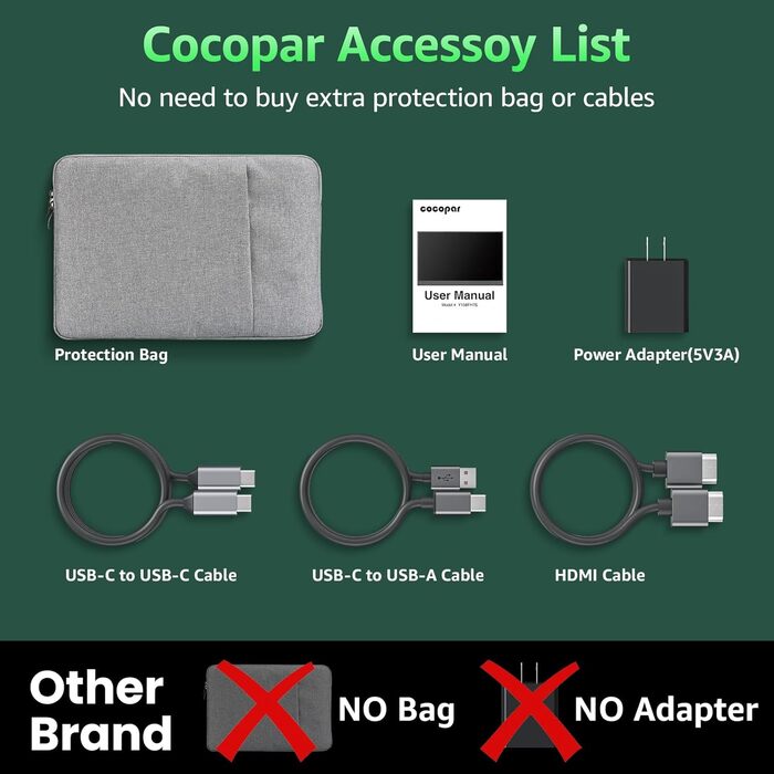 Портативний монітор 15.6