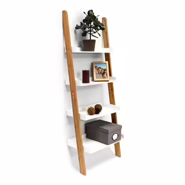 Relaxdays Сходова полиця BAMBOO