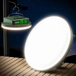 Eventek Camping Lantern 12000mAh, 4000LM Ultra-Bright LED Outdoor Camping Light with 4 Modes & Magnetic, IPX5 Waterproof Rechargeable Tent Light for Camping, Power Outages, Hiking, Emergency