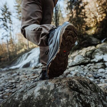 Черевики трекінгові Salomon Elixir Tour Waterproof для чоловіків (47 1/3 EU, Black Asphalt Castlerock)