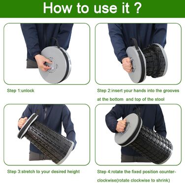 Складний стілець Upgrade XXL з подушкою, сірий. Міцний, для дорослих, вантажопідйомність 1000 фунтів, для кемпінгу, подорожей та активного відпочинку