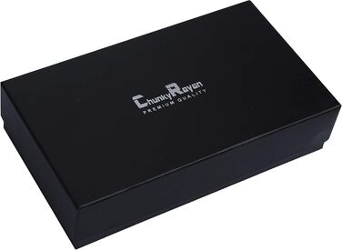 Chunkyrayan Damen Portemonnaie Echtleder XXL RFID Schutz inklusive Leder Schlüsselanhänger