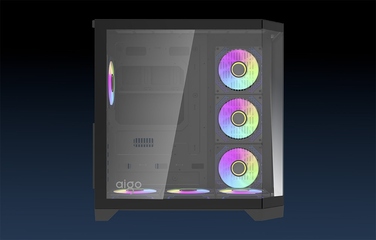 Корпус для ПК DarkFlash FT418 Pro ATX Midi Tower, 7 aRGB вентиляторів