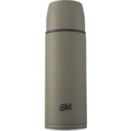 Esbit Classic Insulated Flask - Thermos for hot & cold - Thermos with 2 cups - Stainless steel drinking bottle - Leak-proof - Stainless steel