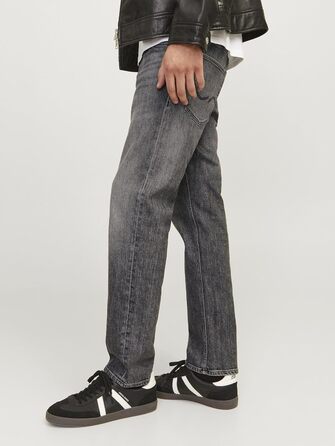 Джинси чоловічі JACK & JONES JJICLARK Original Regular Fit сірі, 31W/32L, Denim