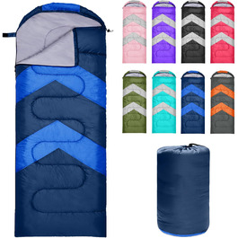 Zusentee 4-Season Sleeping Bag - Waterproof, Lightweight, Ultralight for Adults & Kids - Camping, Hiking, Travel