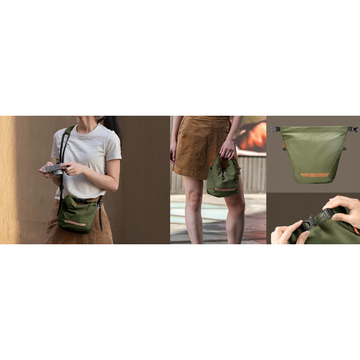 Фотосумка K&F Concept Urban Wander Sling U11 5 л, зелена