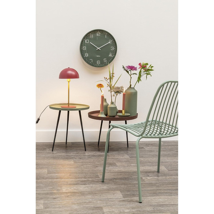 Karlsson KA5642WD Table/Wall Clock XL Flip Clock Wood 17.5 x 37 x 9 cm (1, 1)