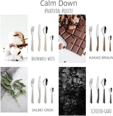 Набір столових приборів Kuppels Prisma для 6 осіб з нержавіючої сталі, рожеві ручки | 24 шт. | Нержавіючий | Столовий набір | Kuppels