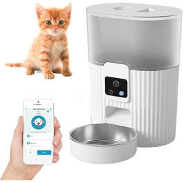 Автоматичне годування для котів Smart Futterautomat: WiFi, керування через додаток, прозорий контейнер для корму