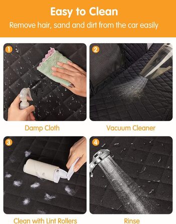 Незважаючи на те, що оригінальна назва англійською, вона описує товар для собак. Тому пропоную наступний варіант: Захисний чохол для автосидіння собаки 4-в-1, 100% водонепроникний, стійкий до подряпин, гамак з великим сітковим вікном, міцний, нековзний, з