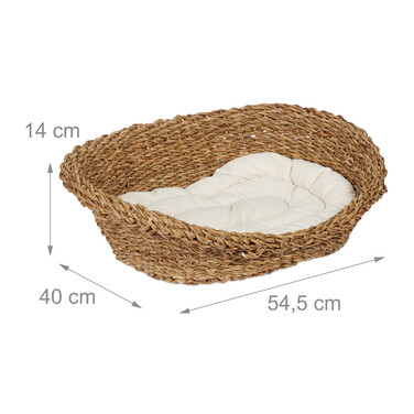 Relaxdays Pet Bed for Dogs and Cats