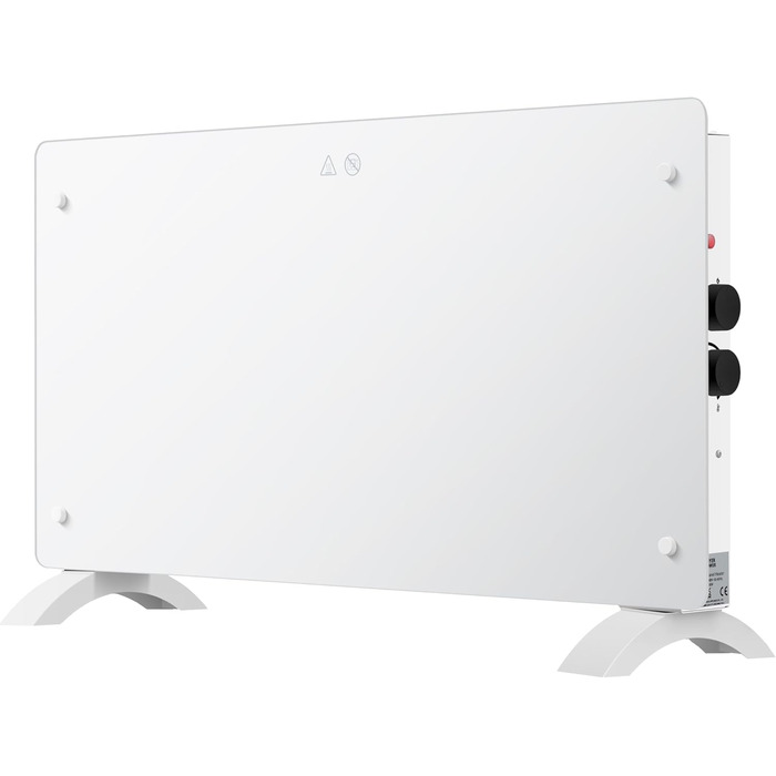 Конвектор DONYER POWER 2000W з склопанеллю, ультратонкий, настінний/підлоговий