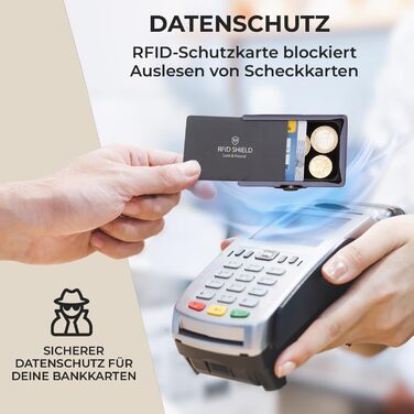 Чоловічий гаманець Slimpuro з RFID захистом, шкіряний, з відділенням для монет, на 12 карт, блакитний