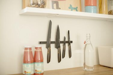 Ніж для чищення овочів Fiskars Design Edge 8 см, березове дерево, чорний 1003099
