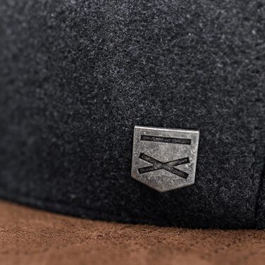 Кепка бейсболка Hand und Feuer Snapback унісекс сіра графіт XL