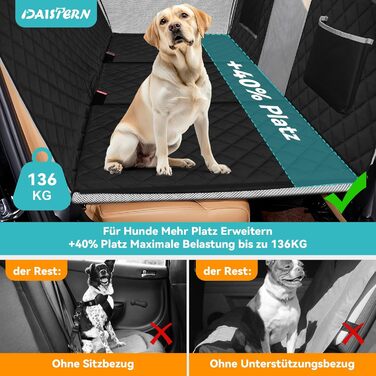 Килимок для собак у машину з жорсткою основою, водовідштовхуючий, антиковзкий, легко миється. 8-шаровий матеріал, багатофункціональний дизайн, захист від подряпин.