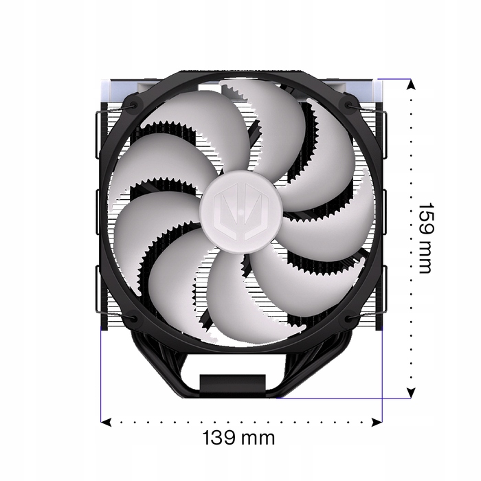 Кулер для процесора Endorfy Fortis 5 Black ARGB EY3A014 140мм