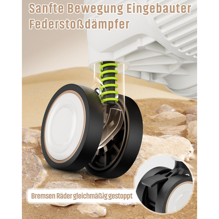 Чемодан Joyway ABS, ручна поклажа, 56 см, білий. З TSA замком, відкидним внутрішнім відділенням та подвійними колесами.