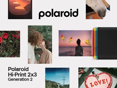 Polaroid Hi-Print 2-ге покоління: Bluetooth-принтер для фотографій 2x3 дюйми (білий) + плівковий пакет (20 шт.)