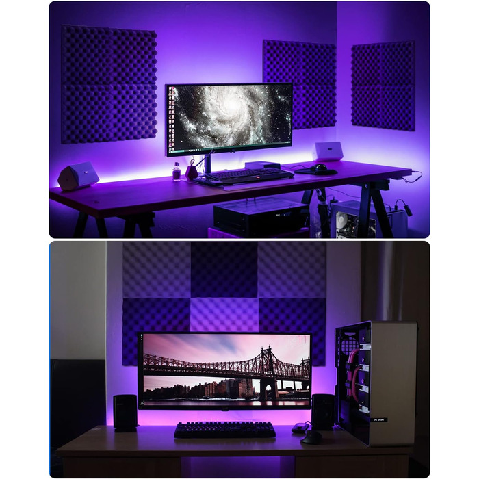 Акустичний шумопоглищаючий поролон «Яйце» з самоклейкою, 12 шт, вогнестійкий звукопоглинаючий матеріал для студії звукозапису, офісу та дому, чорний, 30×30×2,5 см