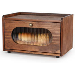 Бротокришка GUUSII HOME з дерева, 36.5x23.5x22 см (колір: коричневий)