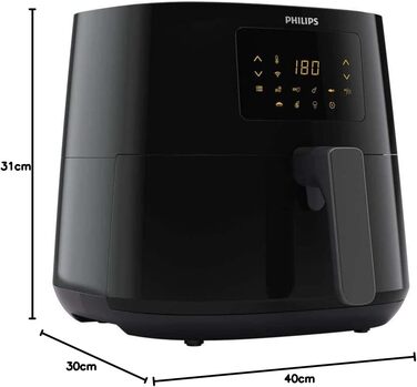 Фритюрниця Philips Essential Airfryer XL HD9280/70, 2000 Вт, чорна